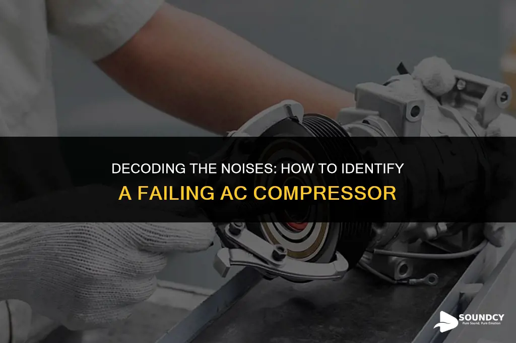 what does a bad air conditioner compressor sound like