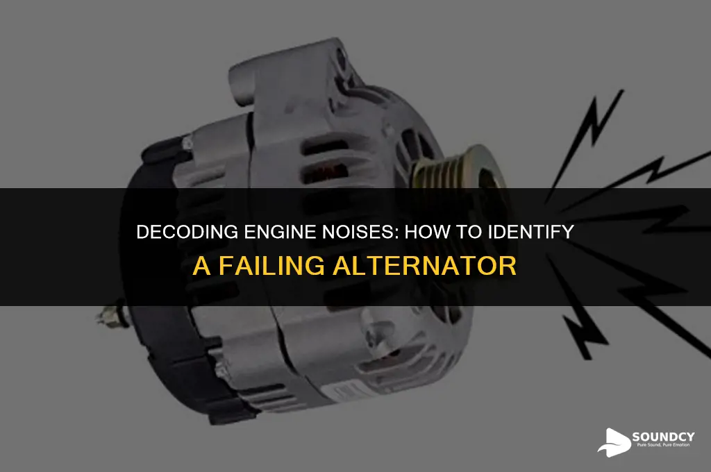 what does a bad alternator sound like while driving