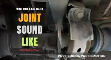Decoding the Rattling: Signs Your Axle U-Joint is Failing