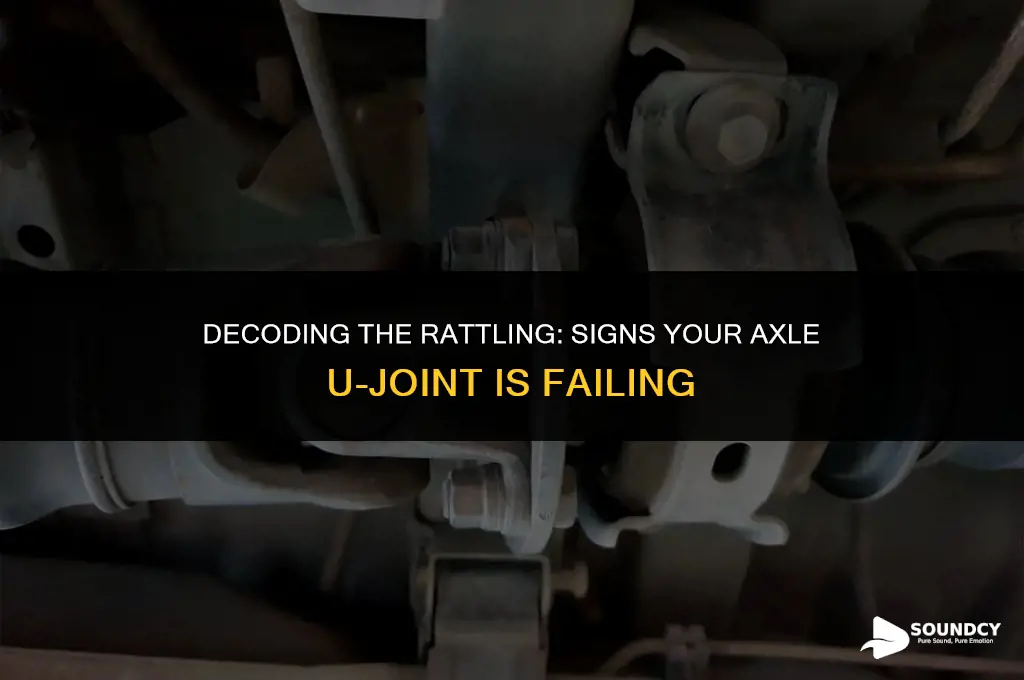 what does a bad axle u joint sound like