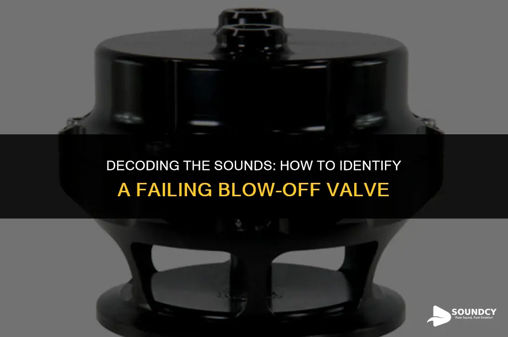 what does a bad blow off valve sound like