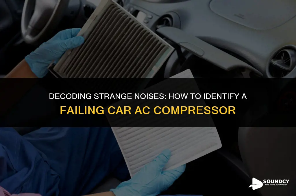 what does a bad car ac compressor sound like