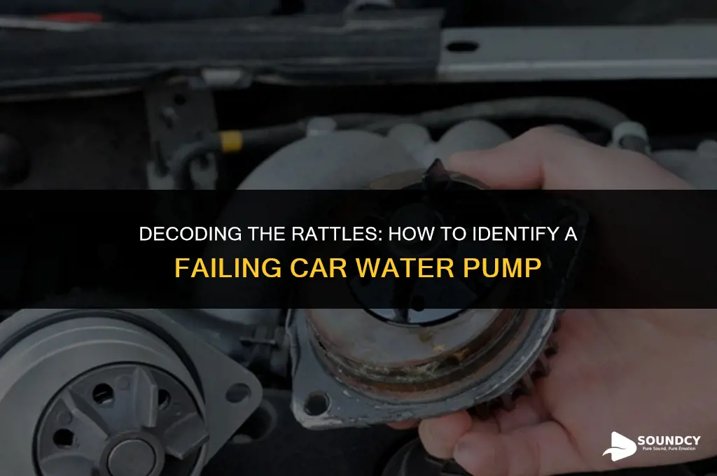 what does a bad car water pump sound like