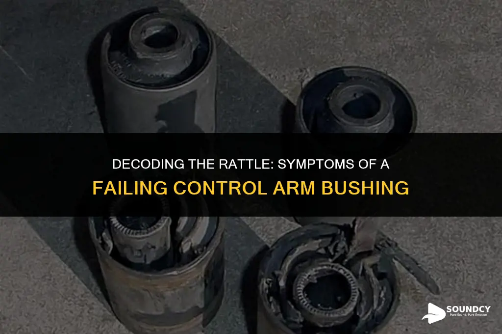 what does a bad control arm bushing sound like