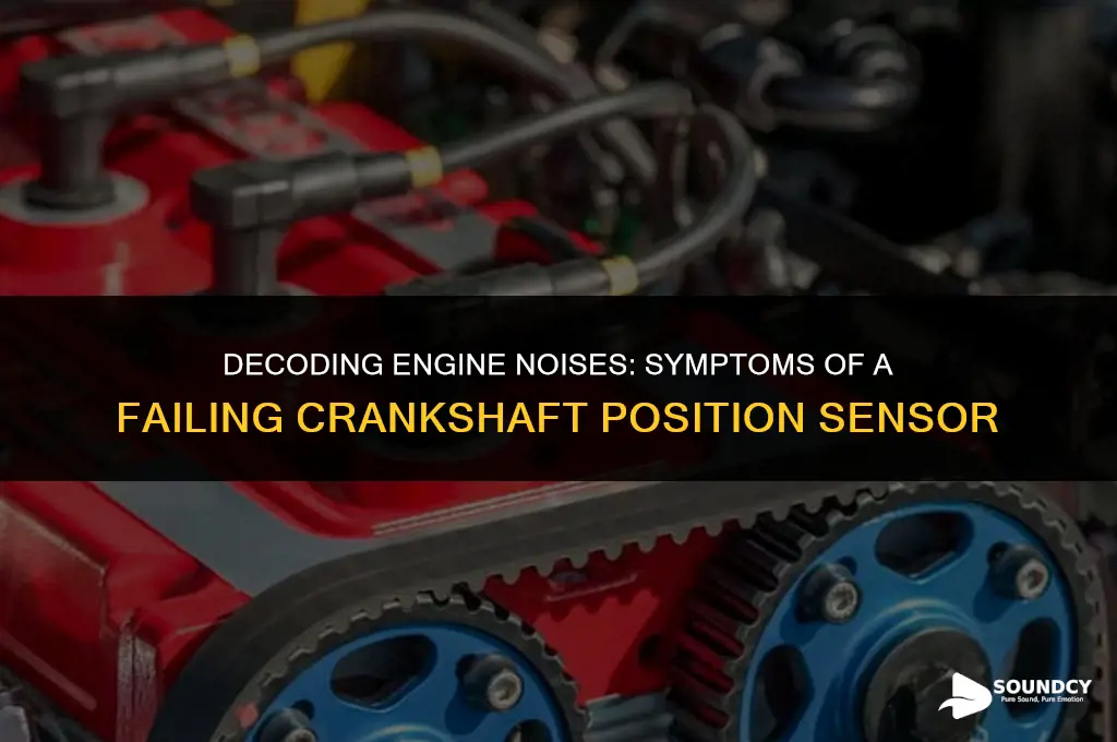 what does a bad crankshaft position sensor sound like