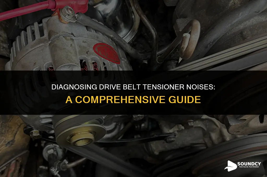 what does a bad drive belt tensioner sound like