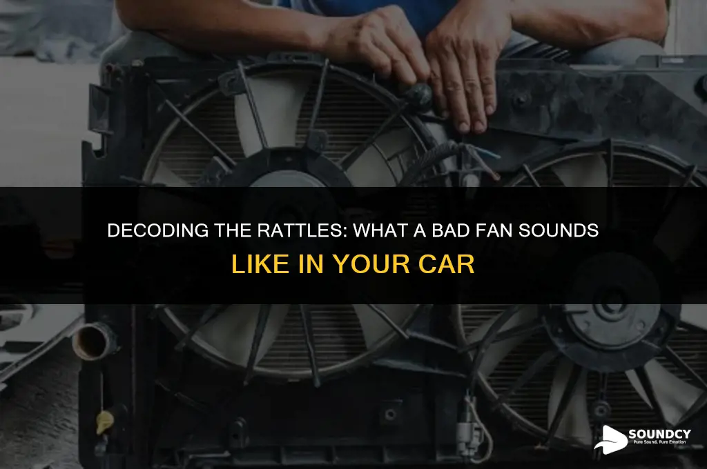 what does a bad fan sound like in car