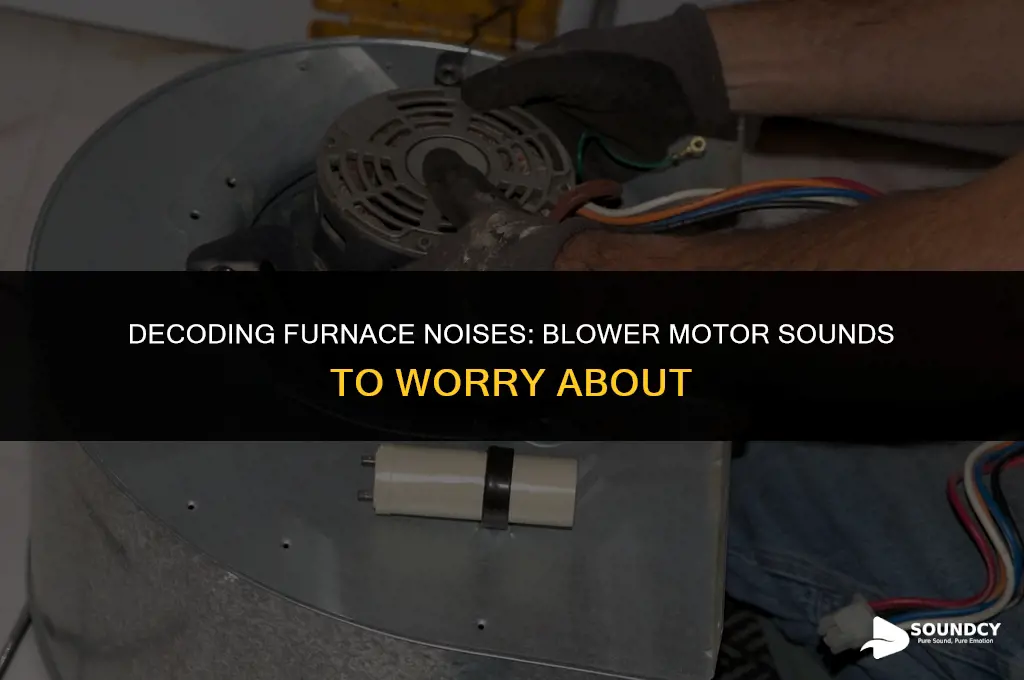 what does a bad furnace blower motor sound like