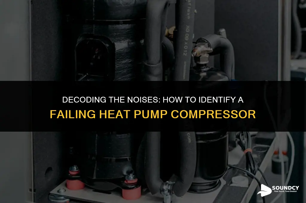 what does a bad heat pump compressor sound like