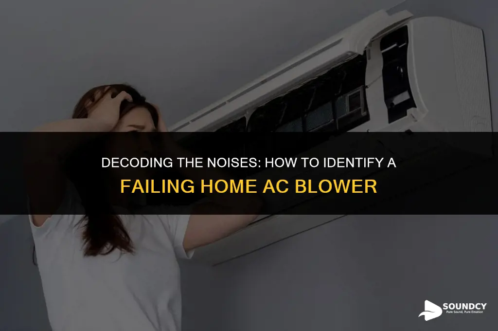 what does a bad home ac blower sound like