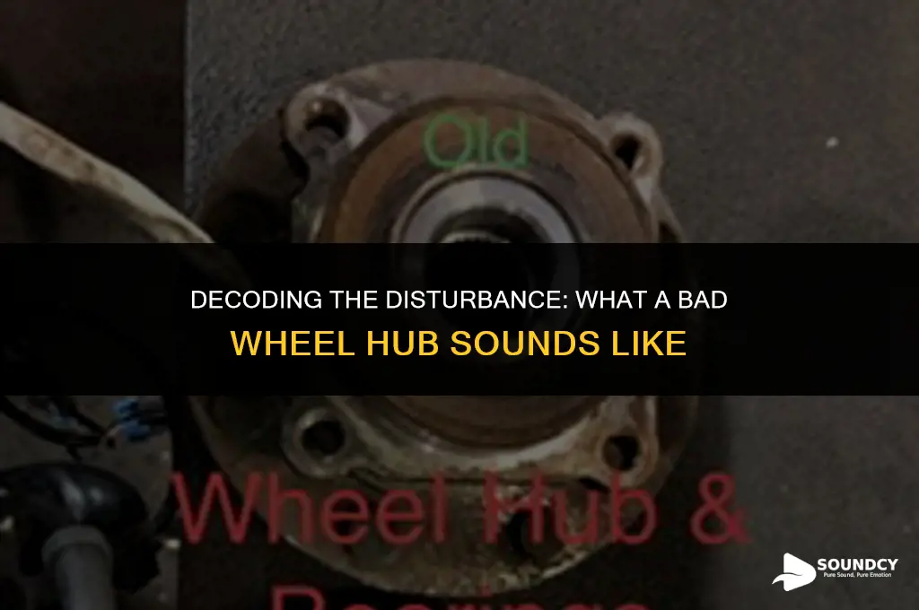 what does a bad hub sound like when driving