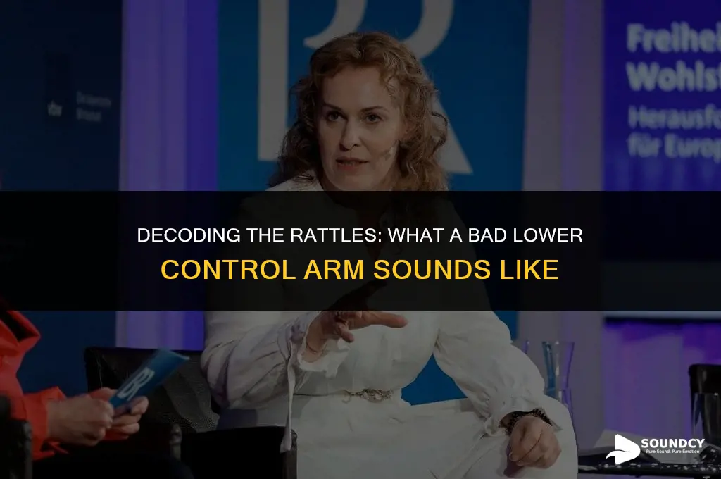 what does a bad lower control arm sound like
