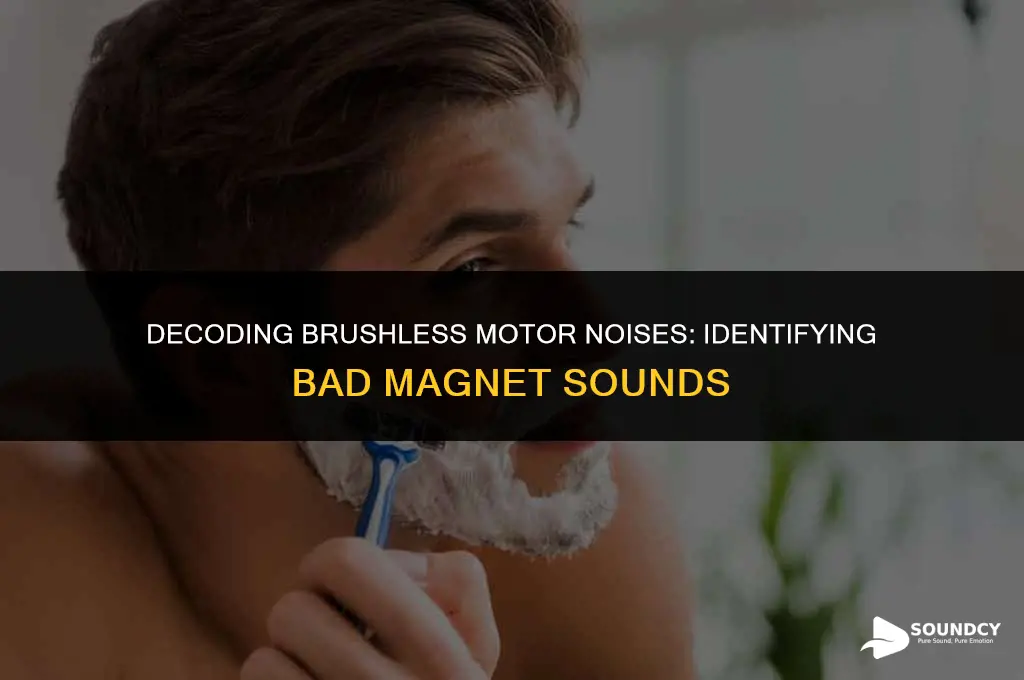 what does a bad magnet brushless motor sound like