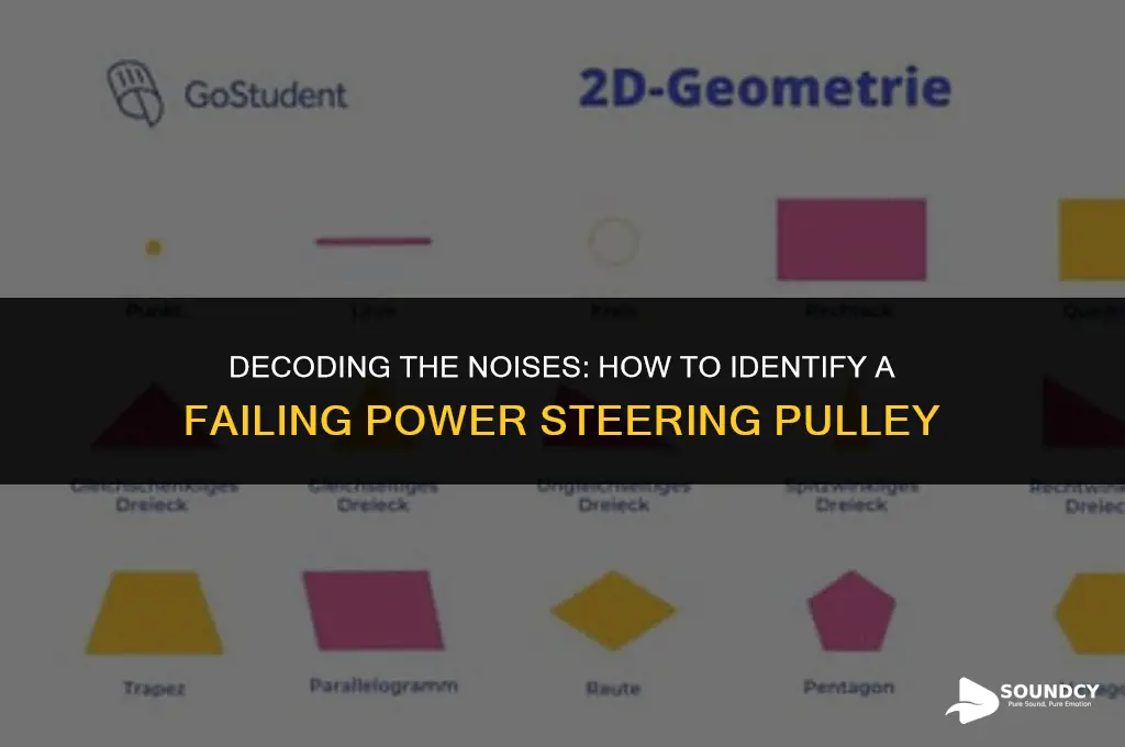 what does a bad power steering pulley sound like
