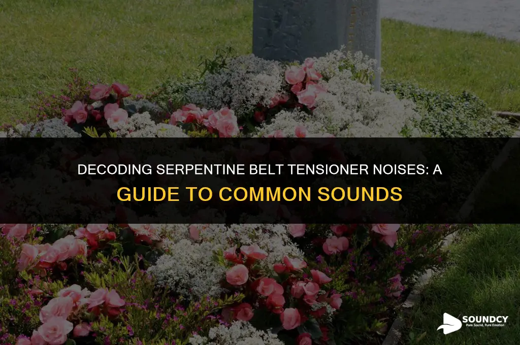 what does a bad serpentine belt tensioner sound like
