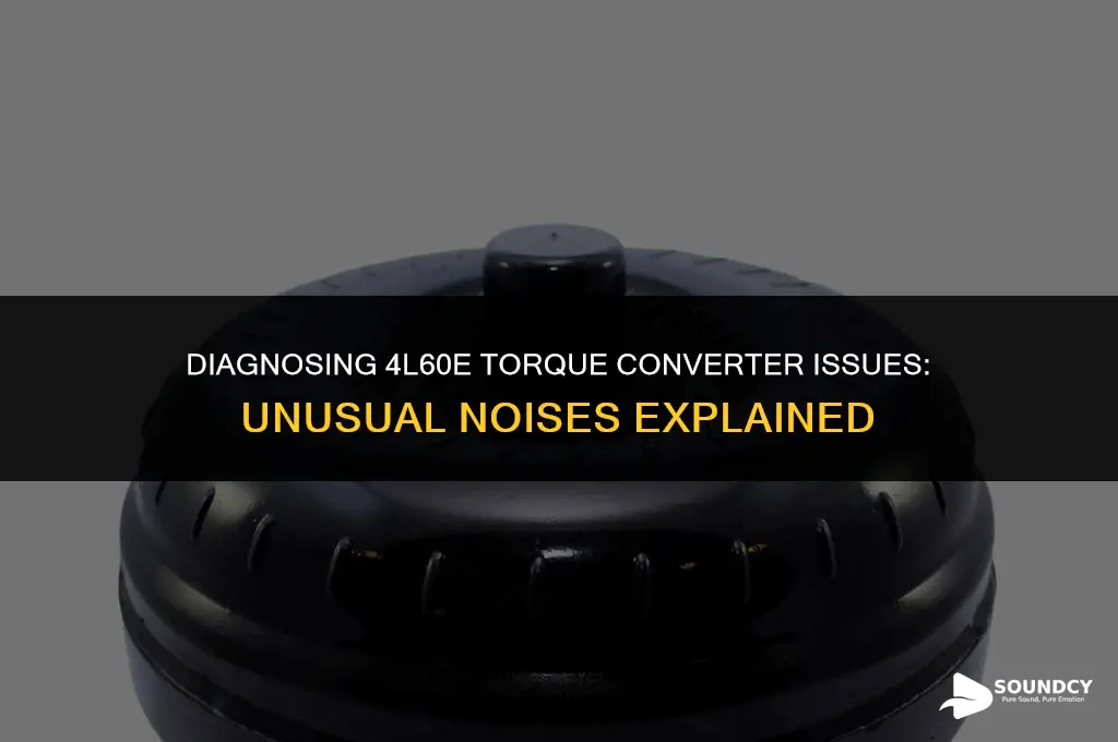 what does a bad torque converter sound like 4l60e