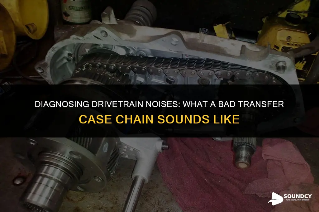 what does a bad transfer case chain sound like