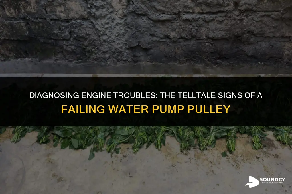 what does a bad water pump pulley sound like