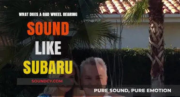 Decoding the Noises: Subaru Wheel Bearing Sounds Explained