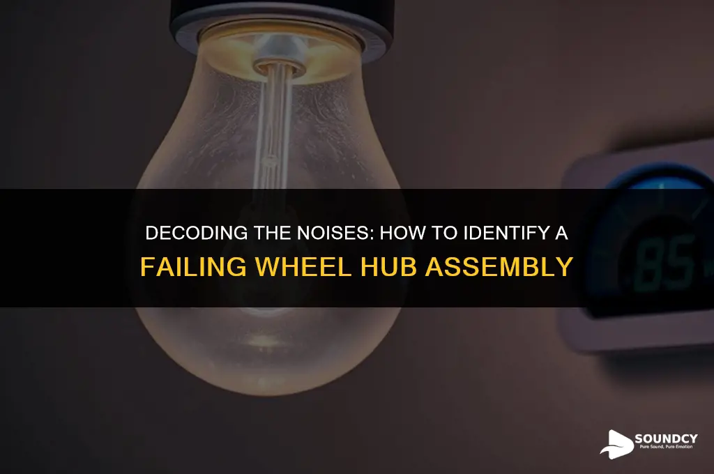 what does a bad wheel hub assembly sound like