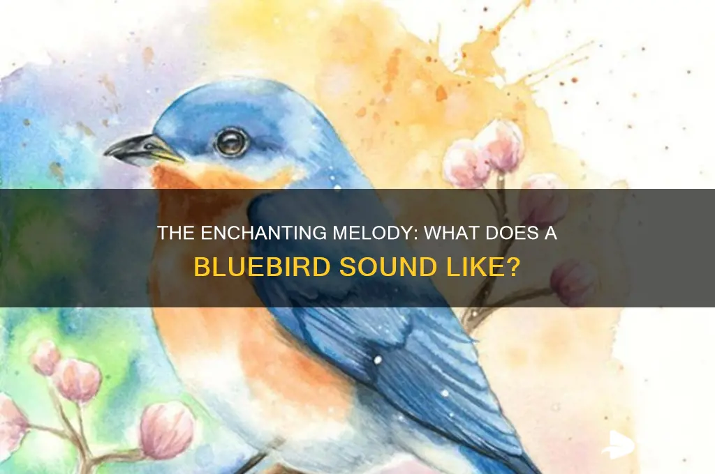what does a blueird sound