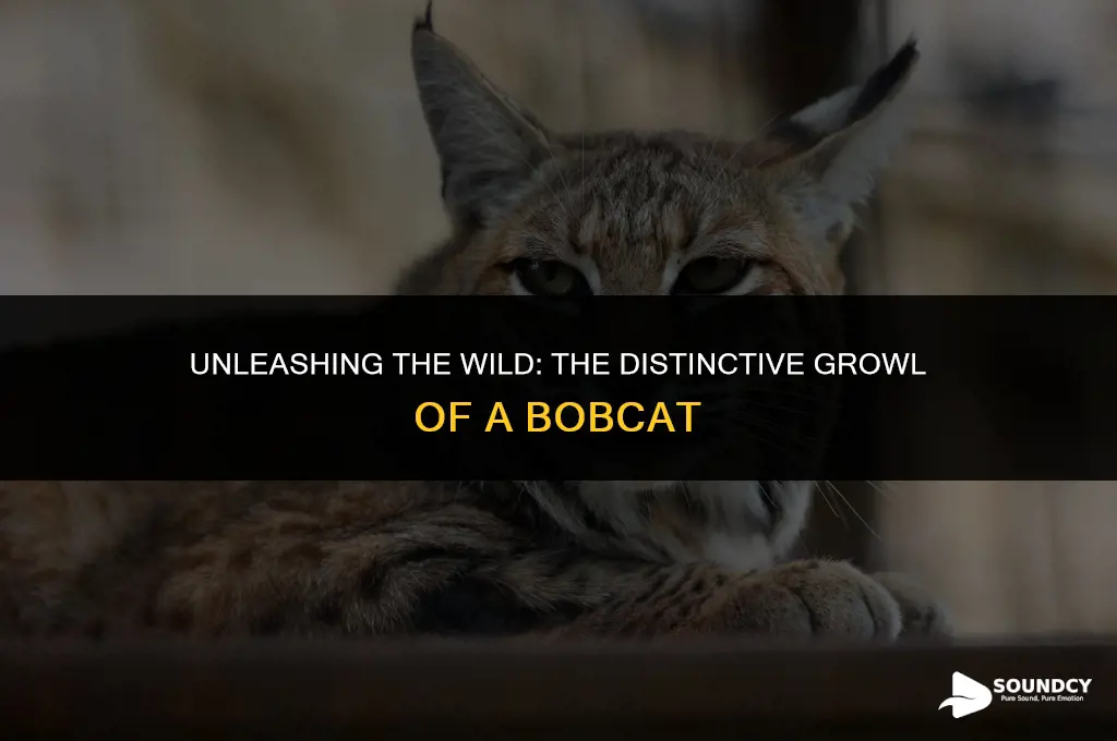 what does a bobcat sound like when it growls
