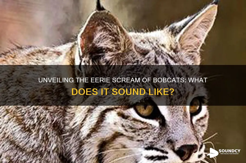 what does a bobcat sound like when it screams