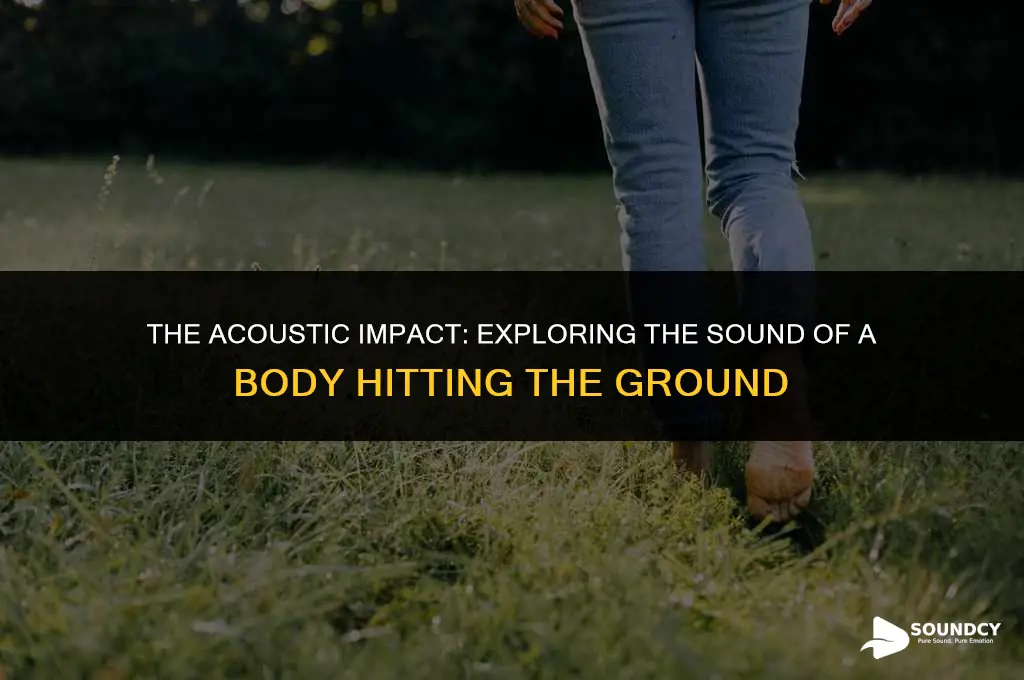 what does a body hitting the ground sound like