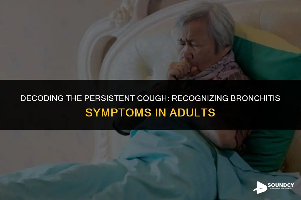 what does a bronchitis cough sound like in adults