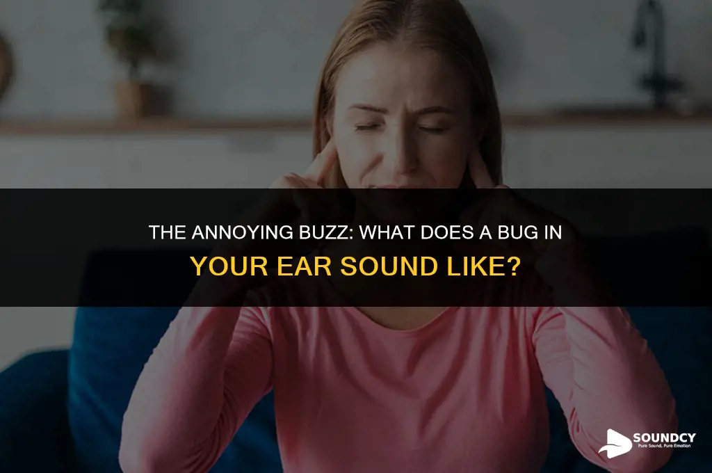 what does a bug in your ear sound like