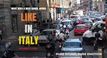 Exploring Italy's Unique Busy Signal: A Sonic Journey