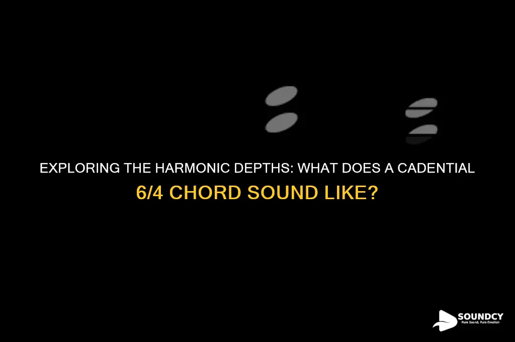 what does a cadential 6 4 chord sound like