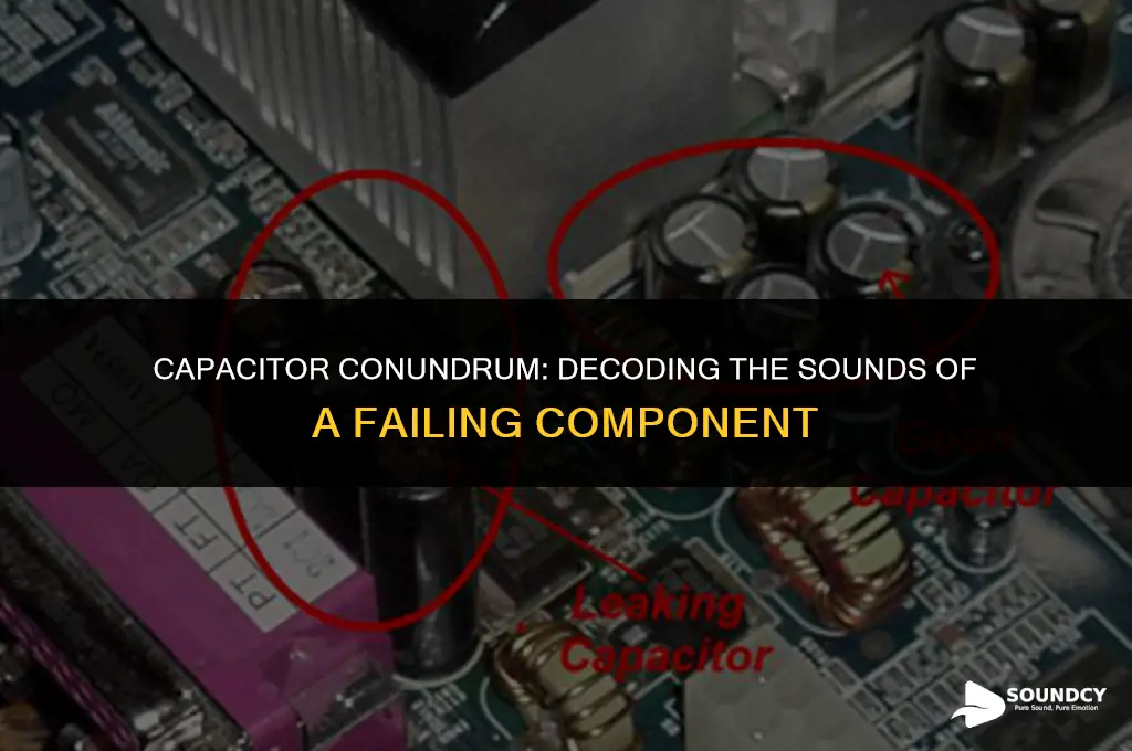 what does a capacitor sound like when going bad