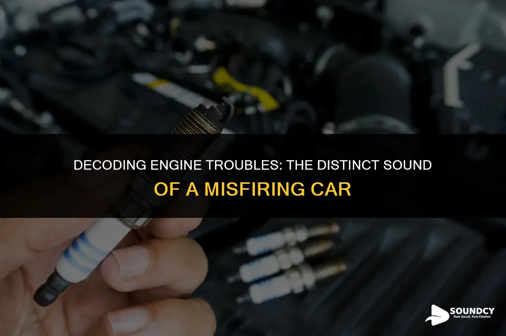 what does a car sound like when it misfires