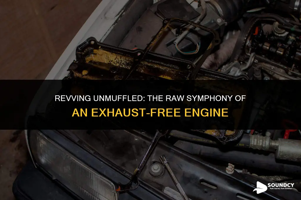 what does a car sound like without a muffler