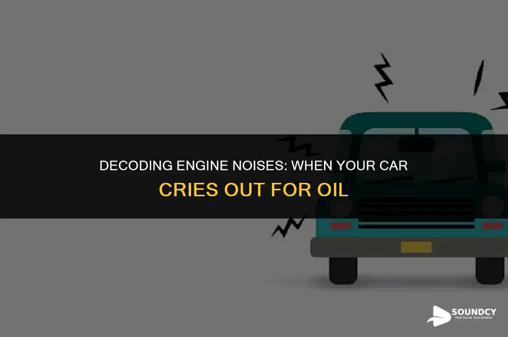 what does a car that needs oil sound like