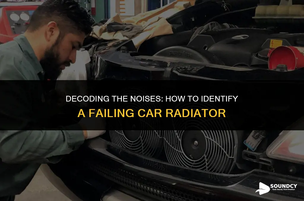 what does a car with bad radiator sounds like