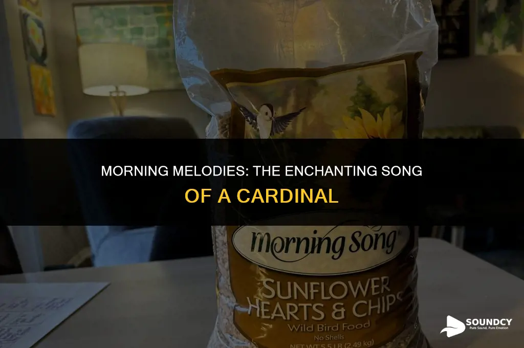 what does a cardinal sound like in the morning