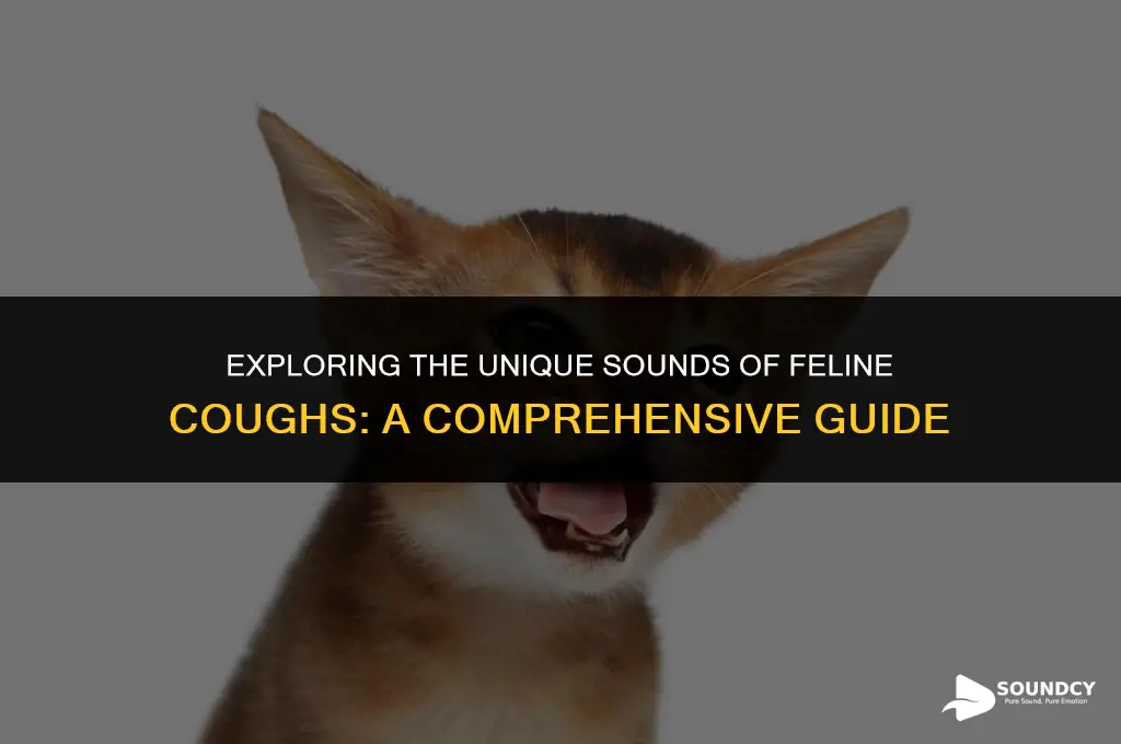 what does a cat sound like when it coughs