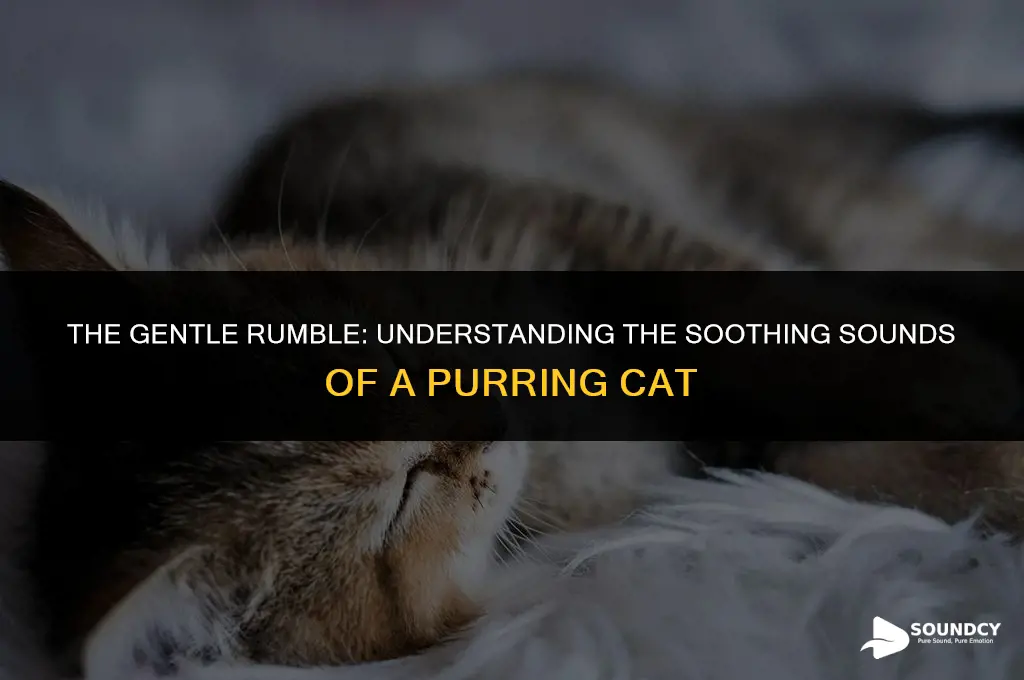 what does a cat sound like when it purrs