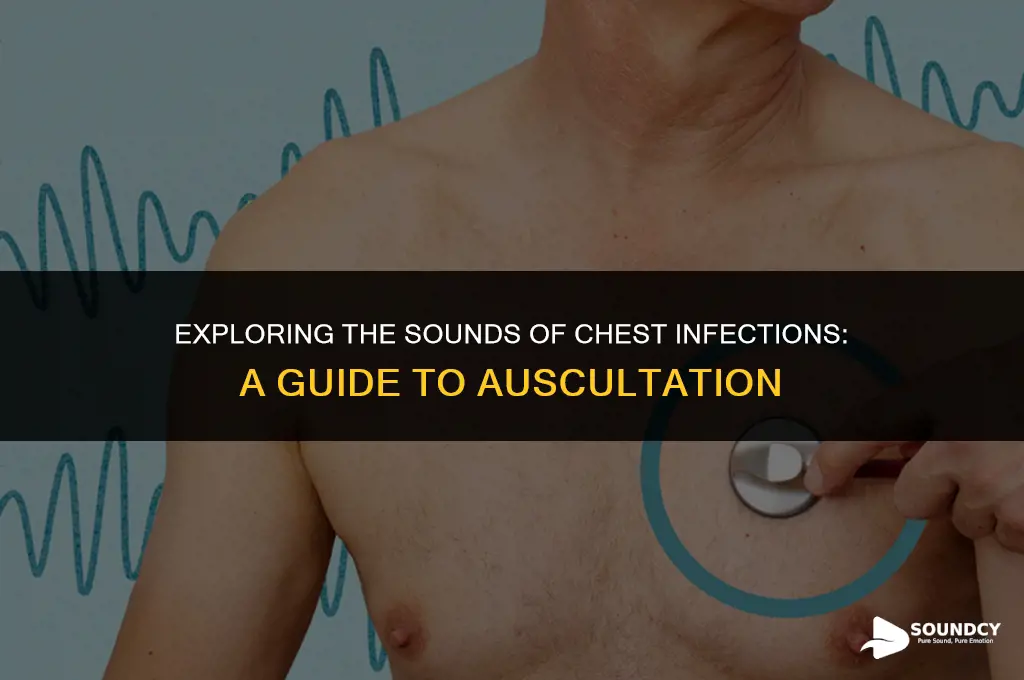 what does a chest infection sound like on auscultation