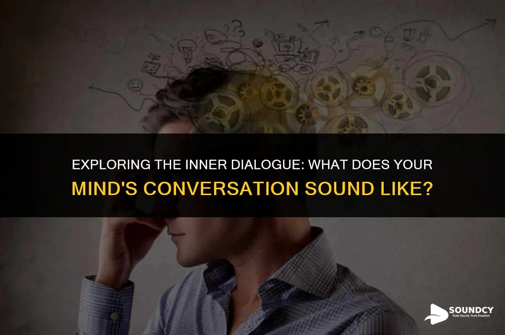 what does a conversation in your head sound like