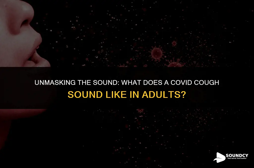 what does a covid cough sound like in adults