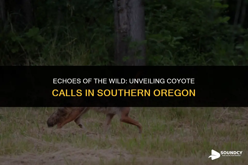 what does a coyote in southern oregon sound like