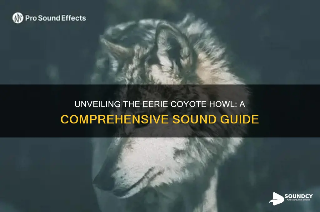 what does a coyote sound like when it howls