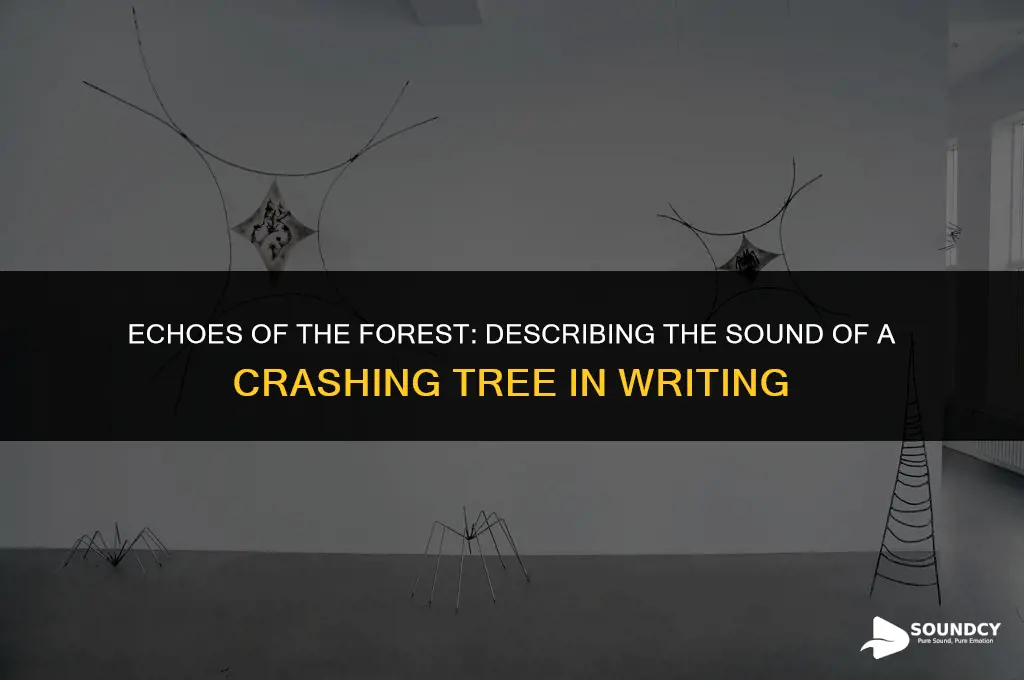 what does a crashing tree sound like in writing
