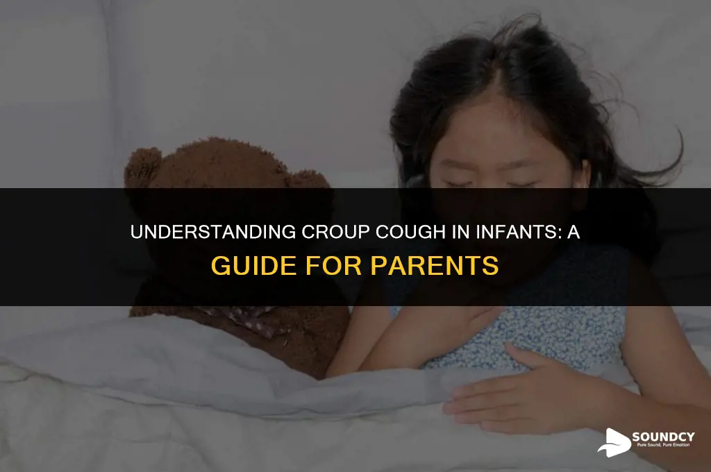 what does a croup cough sound like in infamts