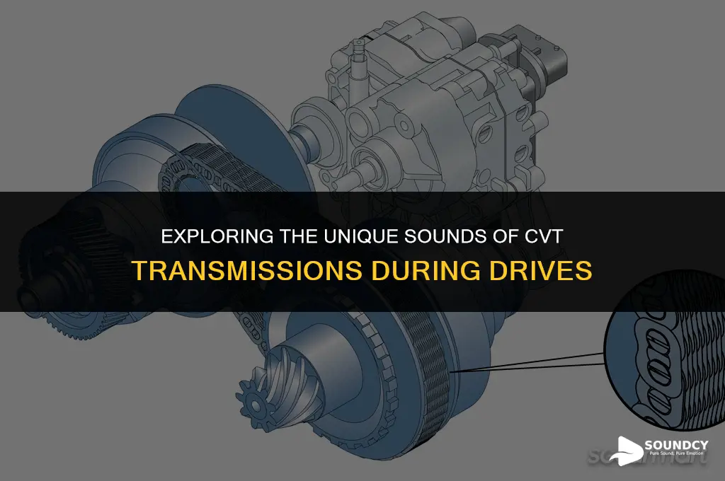 what does a cvt transmission sound like while driving