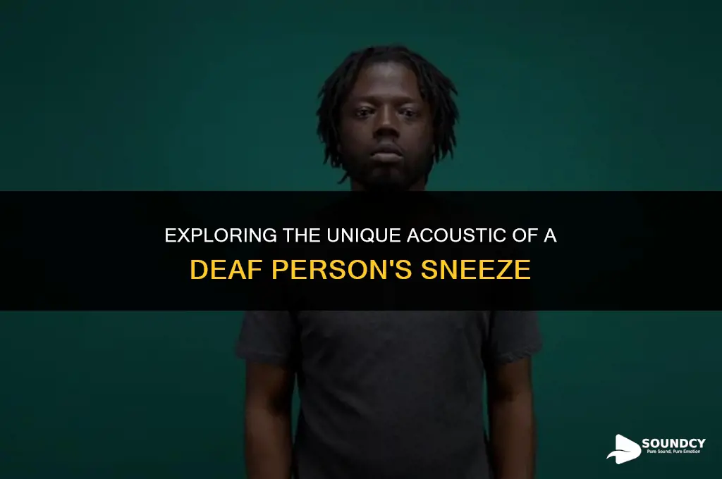 what does a deaf person