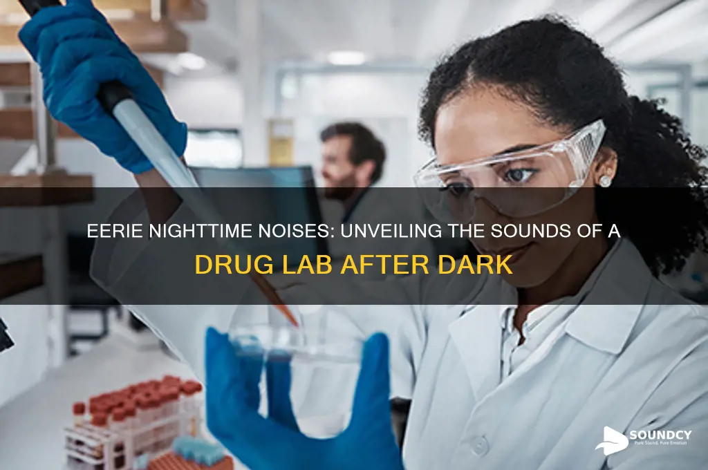 what does a drug lab sound like at night